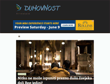Tablet Screenshot of duhovnost.net