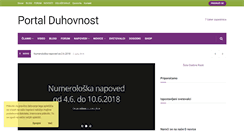 Desktop Screenshot of duhovnost.eu